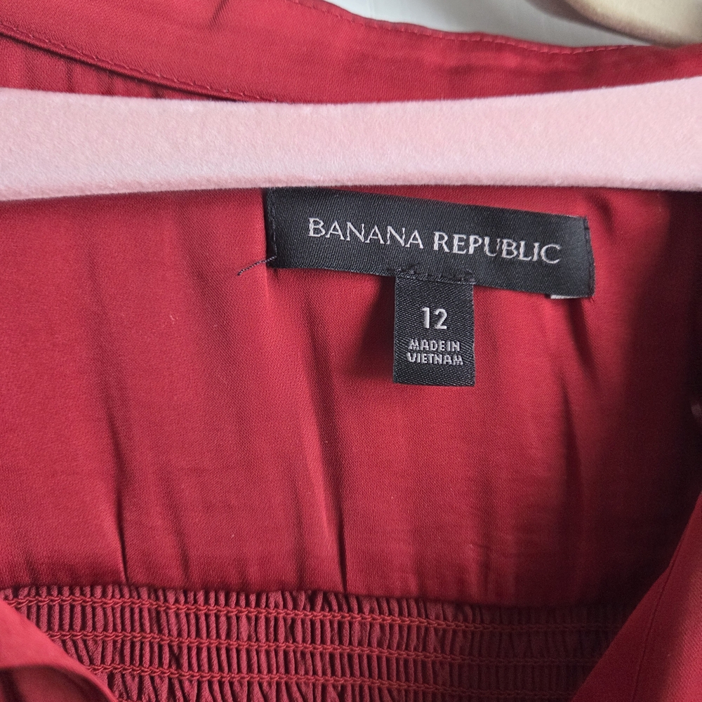 Banana Republic Red Women's Dress - Picture 1 of 8